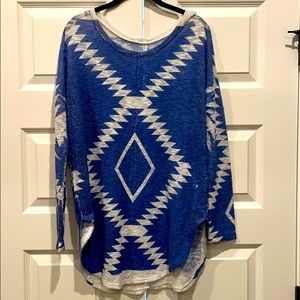Blue Knit top